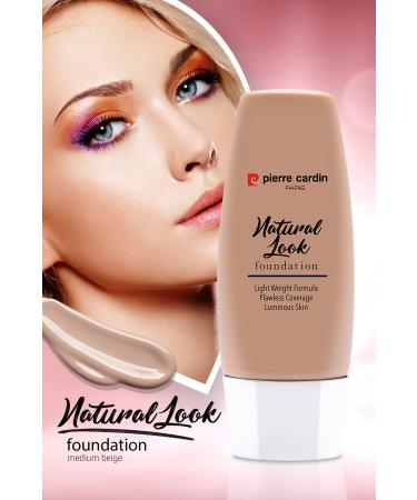 Pierre Cardin Natural Look Natural Looking Foundation - Medium Beige