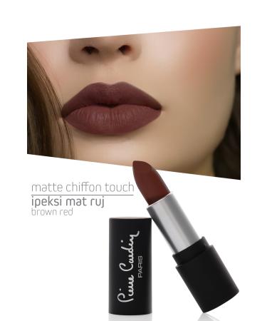 Pierre Cardin Matte Chiffon Touch Lipstick - Brown Red -193