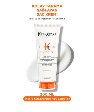 Kerastase Nourishing Hair Care Cream that Reduces Split Ends and Provides Easy Combing 200 ml Demb.2112