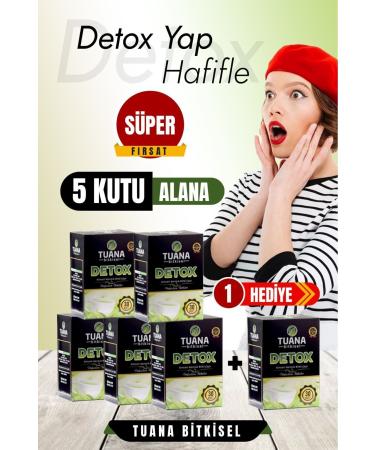 Tuanaherbal Detox Form Tea Set of 5 Slimming 1 Helper