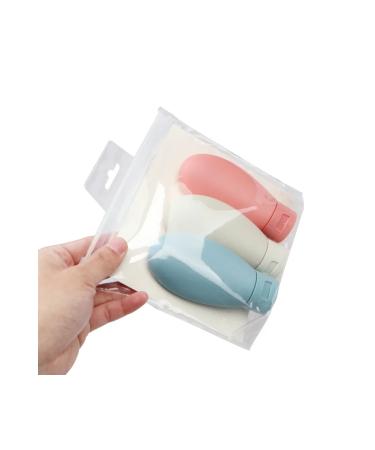 ARTUKYA 3-Piece Travel Refillable Bottle Set Portable Shampoo and Body Wash Bottle Airplane Approved