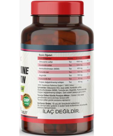 Nevfix Glucosamine Chondroitin Msm Hyaluronic Acid 120 Tablets - Buy Online on GoSupps.com