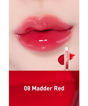 ETUDE Not Bad Overglowy Tint / Voluminous Shiny Lip Appearance Tint - 08 Madder Red - Buy Online on GoSupps.com