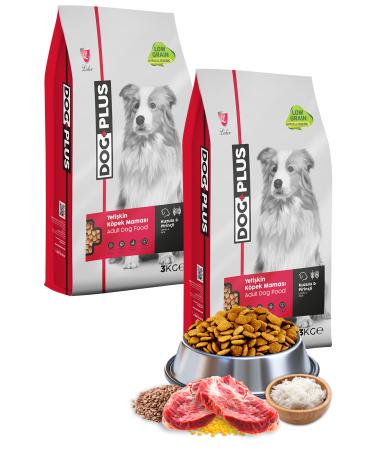 DogPlus Low Grain Hypoallergenic Lamb Meat Rice Adult Dog Food 3 Kg X 2 Pieces Lamb Meat - Buy Online on GoSupps.com
