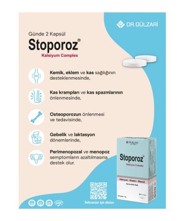 Stoporosis Calcium Vitamin Mineral Complex 60 Tablets - Buy Online on GoSupps.com