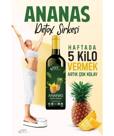 Ayn Beauty Helps to Eliminate Edema Natural Quinoa Seed Pineapple Containing Detox Form Vinegar Helps to Lose Weight