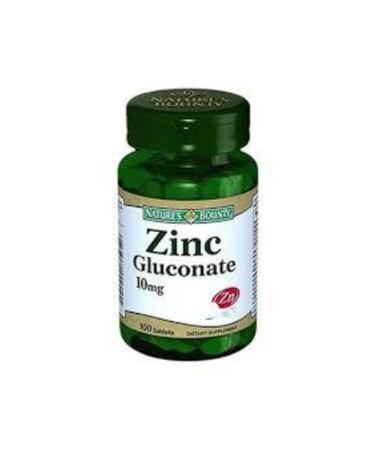 Natures Bounty Zinc Gluconate 10 Mg 100 Tablets