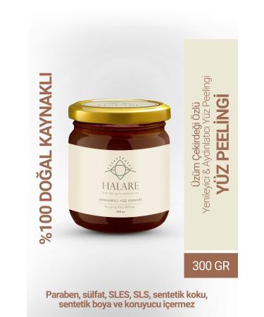 Halare Aromatherapy Grape Seed Extract Renewing and Brightening Facial Peeling