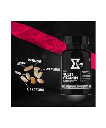 Sigma Level Multivitamin Immune Support and Supplement Sports ACDE B6 B12 - Buy Online on GoSupps.com
