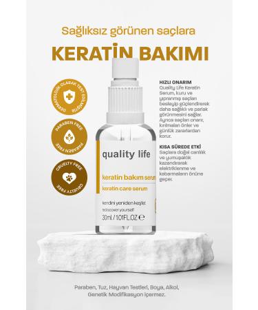 Quality Life Ql Intensive Keratin Care Serum (Keratin Hair Care - Keratin Care - Keratin Oil Oil) - Buy Online on GoSupps.com
