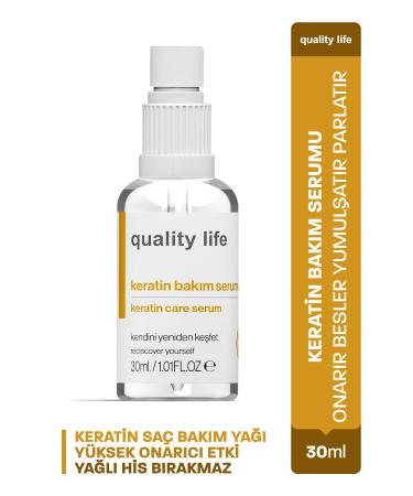 Quality Life Ql Intensive Keratin Care Serum (Keratin Hair Care - Keratin Care - Keratin Oil Oil)