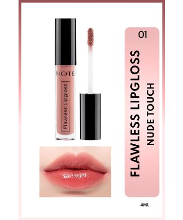 Note Cosmetics Flawless Lipgloss Moisturizing Lip Gloss - 01 Nude Touch - Nude