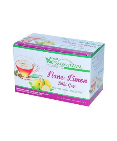 Astra Market Mint Lemon Herbal Tea 20 Filtering Bags - Buy Online on GoSupps.com