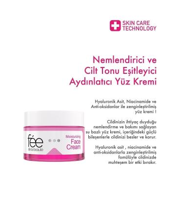 Fee de la Beaute Moisturizing Face Cream Skin Tone Equalizer & Brightening Effect Moisturizing Face Cream 50 ml - Buy Online on GoSupps.com