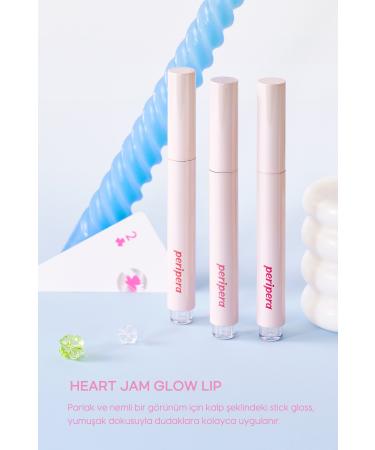 PERIPERA Intense Moisturizing Shiny Finish Balm Heart Jam Glow Lip (9CHERRY F LL NG)(LUCKY LOTTERY) - Buy Online on GoSupps.com