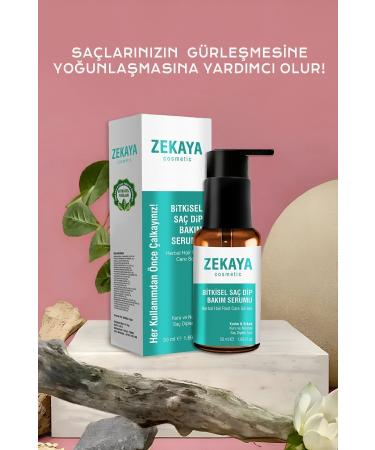 Zekaya Herbal Hair Thickening and Densifying Hair Growth Supporting Care Serum