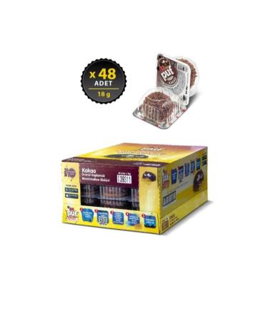 Eti Puf Cocoa Biscuits 18g x 48 pieces - Buy Online on GoSupps.com