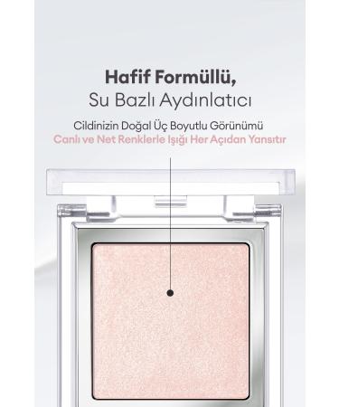 CLIO Natural Looking Pink Shining Illuminator CLIO Glass&Highlighter (01 Moon Glow) Luxury Koshort - Buy Online on GoSupps.com