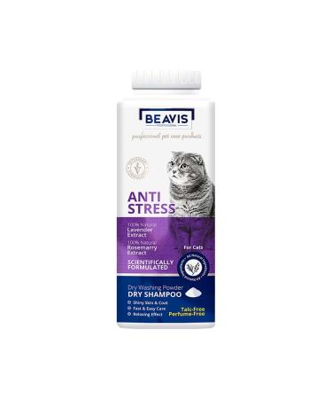BEAVIS Anti Stress Lavender and Rosemary Essence Cat Powder Shampoo 150 gr