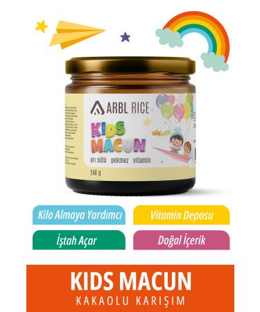 ARBLRICE Kids Special Cocoa Royal Jelly Vitamin Appetizer Paste for Children