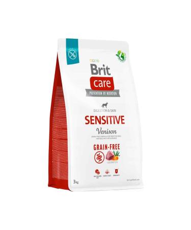 Brit Care Grain-Free Venison Sensitive Dog Food 3 Kg