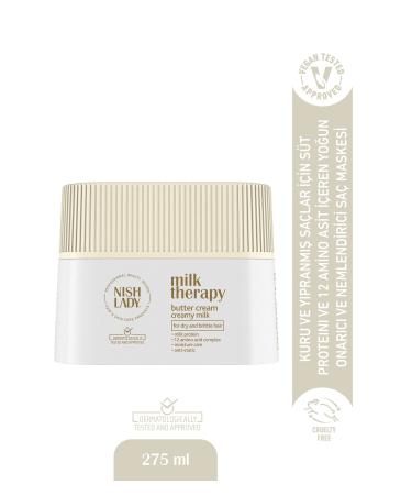 Nishlady Milk Therapy Hair Mask Repairing Mask for Dry and Damaged Hair