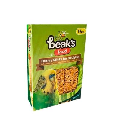 Beaks Honey Budgie Crackers 10 Pieces