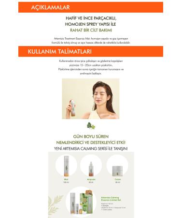 Missha Moisturizing & Tension Reducing Mist Artemisia Calming Essence Mist 120 ml - Buy Online on GoSupps.com