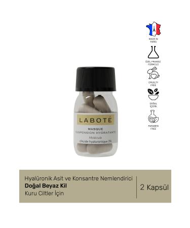 LABOTE Anti-Aging Natural Clay Moisture Mask 2 Capsules