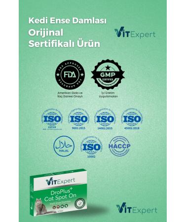 Vitexpert Droplus Cat Drop Flea External Parasite Flea Tick Herbal Drop for Skin Care (1-7 Kg) 5 Tubes - Buy Online on GoSupps.com