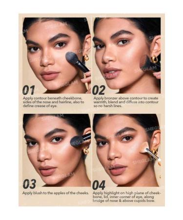SHEGLAM Powder Contour Palette 6 Colors - Buy Online on GoSupps.com