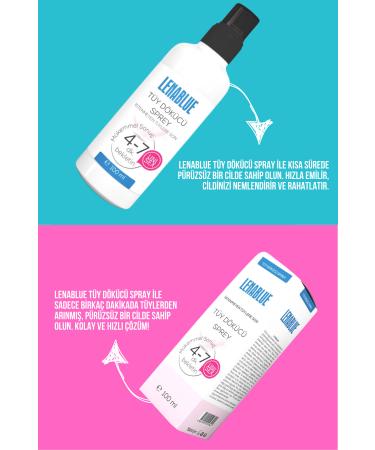 LENABLUE Hair Removal and Hair Reducing Cream for All Skin Types Depilation Spray 100 ml (UNISEX) - Buy Online on GoSupps.com