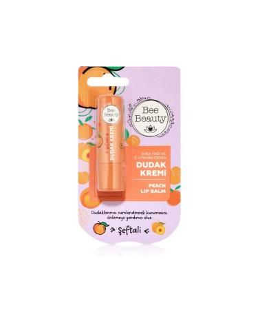 Bee Beauty Lip Balm Peach
