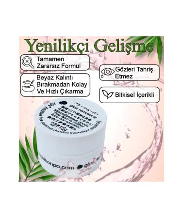 ECLAT Herbal Silk Eyelash Removal Cream (REMOVER) 15 gr Japanese Production