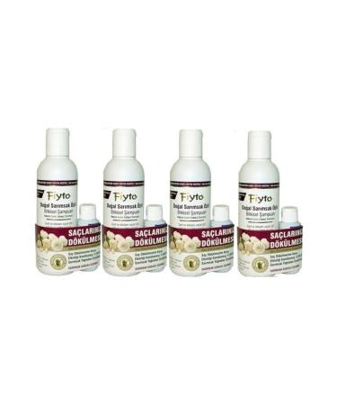 Fiyto Natural Garlic Extract Herbal Shampoo 4 x 500 ML