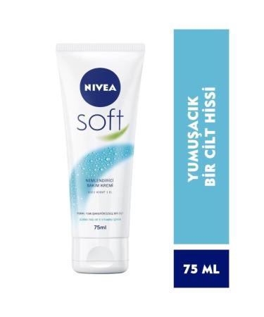 NIVEA Soft Moisturizing Care Cream nourishes your skin with its mild formula 75 mlBLK WW50