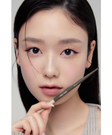 ETUDE Bare Edge Slim Brow / 3d Hexagonal Tip Natural Looking Eyebrow Pencil - 04 Light Brown - Buy Online on GoSupps.com