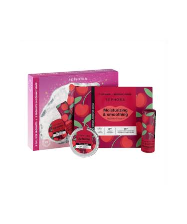 Sephora Moving Lights -Cherry lip care kit