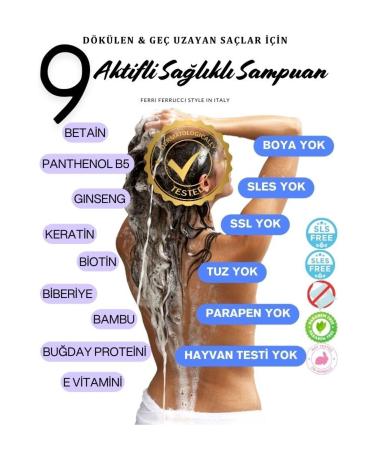 Ferri Ferrucci 2 Anti-Hair Loss Shampoo - Fast Hair Growth and Volume Gaining - Buy Online on GoSupps.com