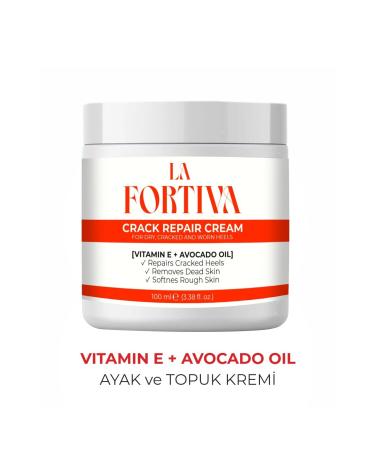 La Fortiva Foot Heel Care Cream Care Repair Heel Crack Foot Cream Miraculous Formula 100 ml