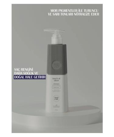 Nishlady Touch Of Silver Purple Shampoo 503ml -For Blonde Hair/Light Blonde Gray and White Hair - Buy Online on GoSupps.com