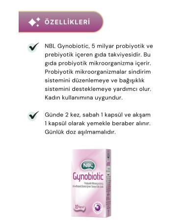NBL Gynobiotic 10 Capsules 2 Pack - Buy Online on GoSupps.com