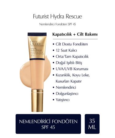 Estee Lauder Natural Appearance Spf 45 Moisturizing Foundation 35ml - Color: 2w1 Dawn Natul Nb 597