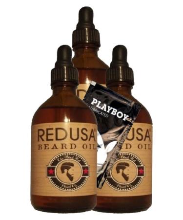 Pure Creams Redusa Beard Oil 22-2:0333 Redusa Beard Oil 3 pieces 100 ml + Gel