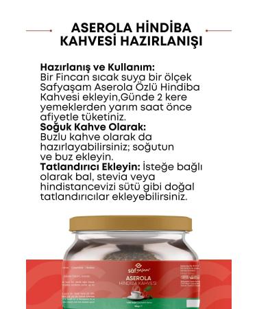 Safyasam Chicory Coffee Acerola Extract Slimming Diet Detox Coffee 1 Month (60 USES) Net 150gr - Buy Online on GoSupps.com