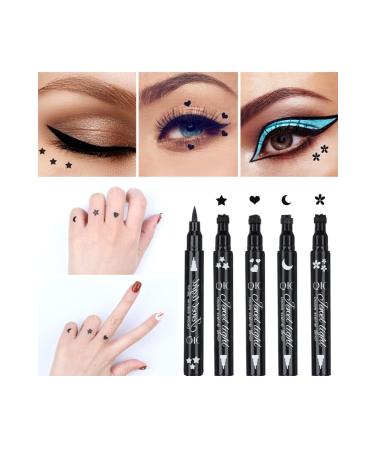 Sibelon Waterproof Double Sided Flower Stamped Eyeliner 1 Piece