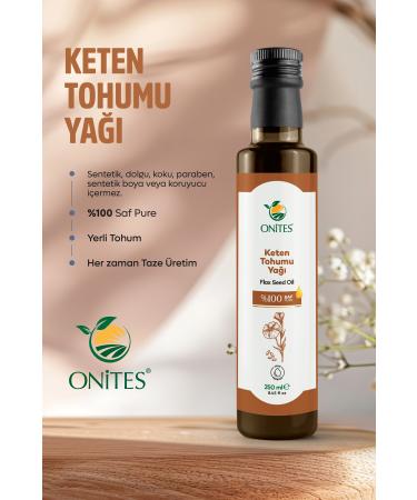 Onites Nature Linseed Oil-250 ml Antioxidant Oil - Buy Online on GoSupps.com