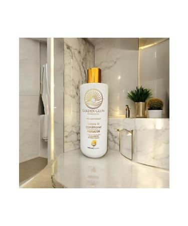 GOLDEN GLOW PROFESSIONAL KERATIN HAIR CARE MASK (RINSE-FREE FORMULA) 500ML - Buy Online on GoSupps.com