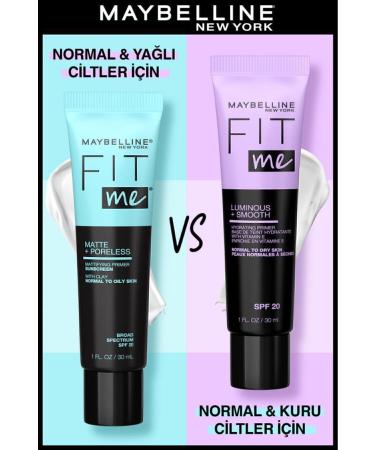 Maybelline New York Fit Me Luminous & Smooth Moisturizing Makeup Base - Buy Online on GoSupps.com