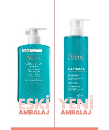 Avene Cleanance Mattifying Cleansing Gel for Oily and Acne Prone Skin 400 ml - Buy Online on GoSupps.com